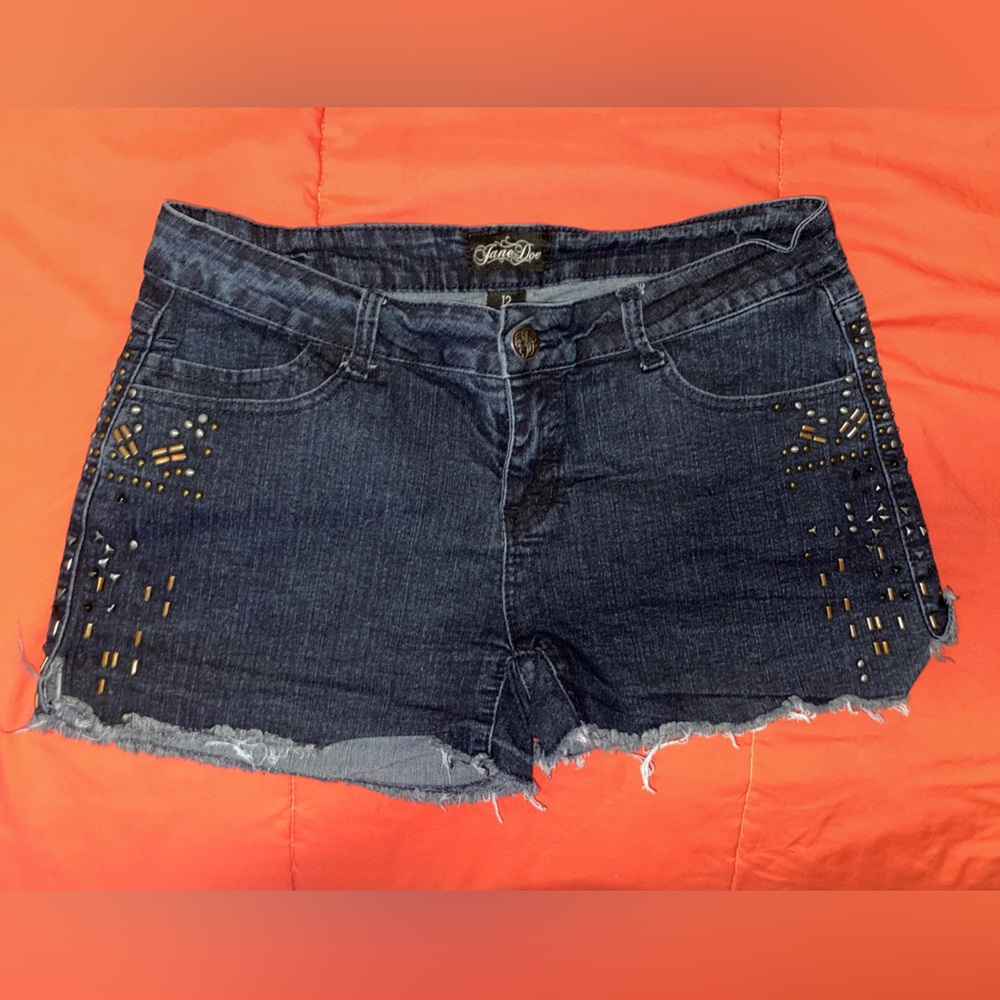 Jane Doe Denim Jean Shorts Size 12 Women’s Blue